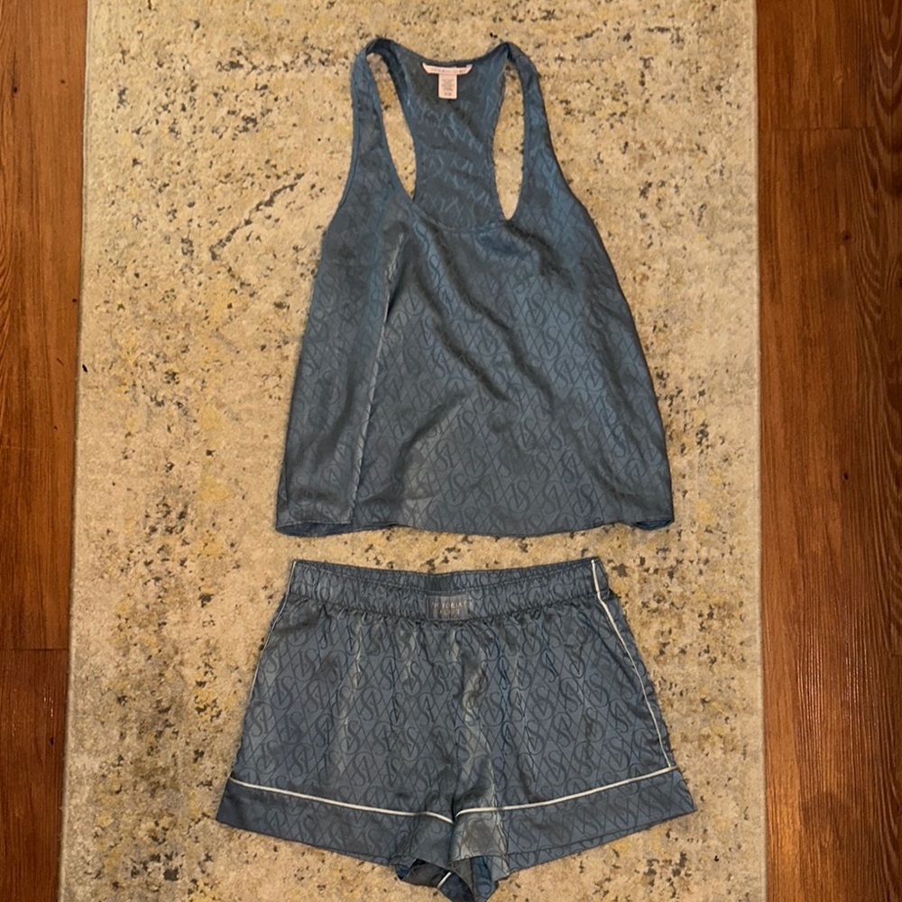 Victoria's Secret Blue Pajama Set